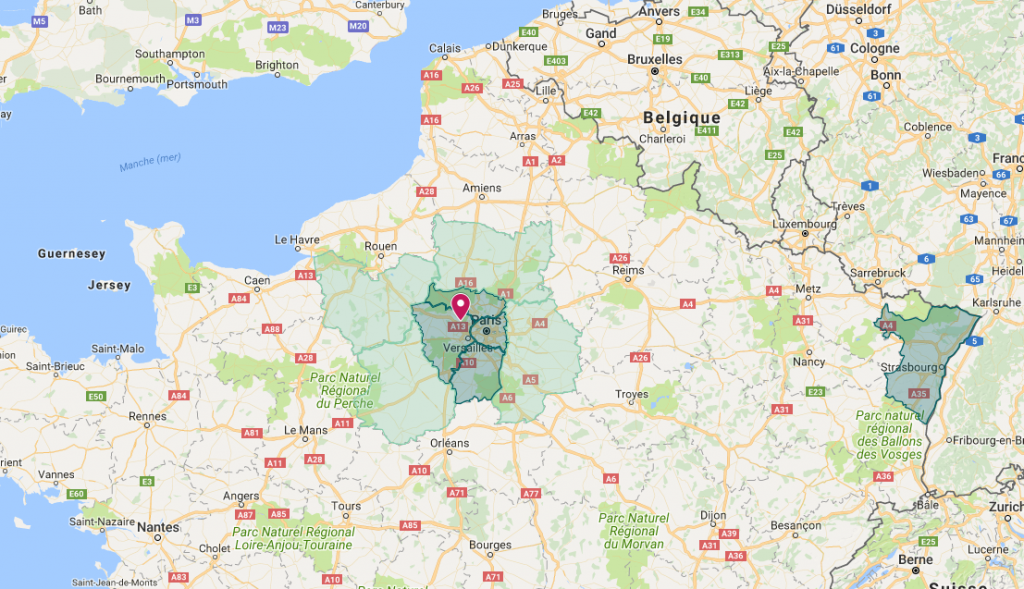Carte déplacement